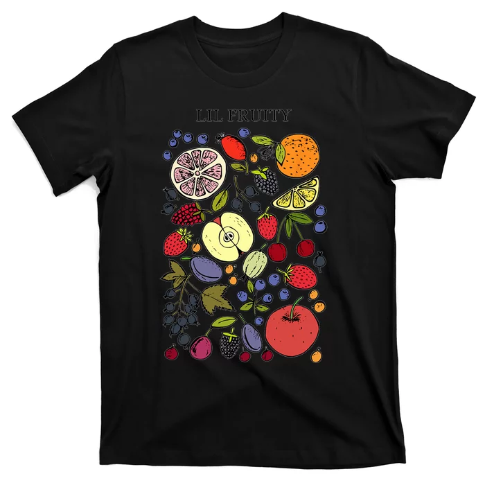 Lil Fruity LGBTQ Fruits Subtle Lesbian LGBTQ Pride Month T-Shirt