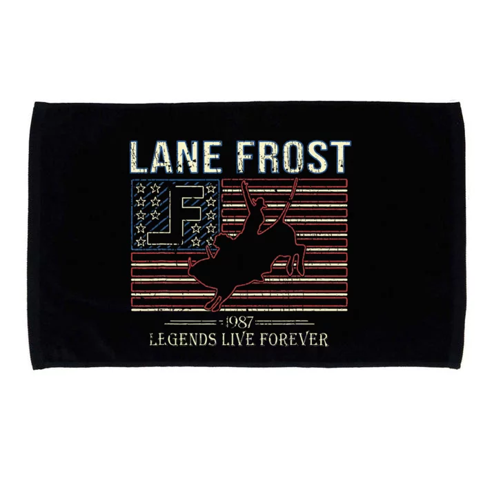 Lane Frost Legends Live Together Rodeo Lover Microfiber Hand Towel