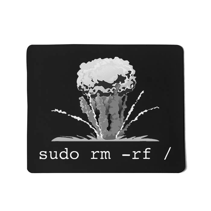 Linux Funny Linux Gift Command Sudo RM RF Mousepad