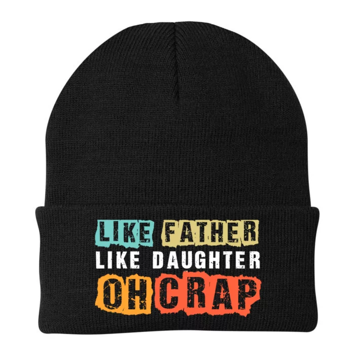 Like Father Like Daughter Oh Crap Knit Cap Winter Beanie