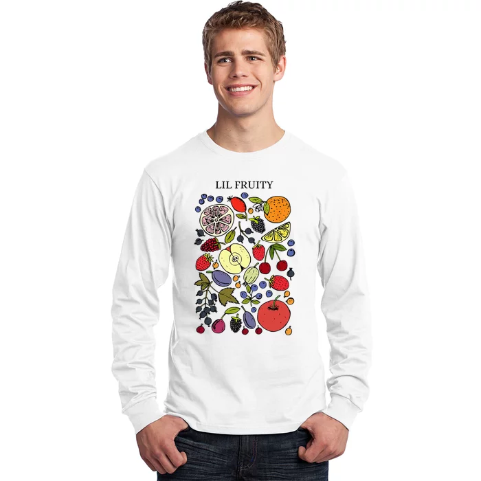 Lil Fruity LGBTQ Fruits Subtle Lesbian LGBTQ Pride Month Long Sleeve Shirt