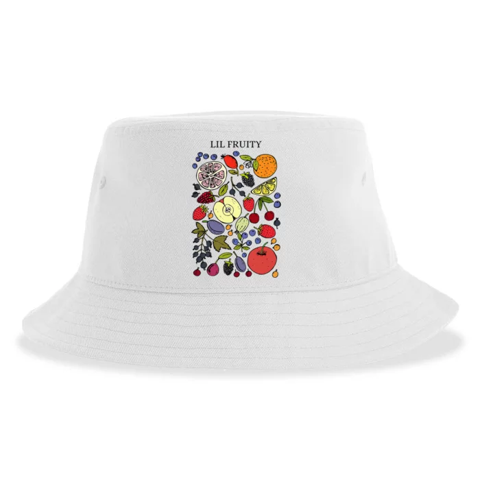 Lil Fruity LGBTQ Fruits Subtle Lesbian LGBTQ Pride Month Sustainable Bucket Hat