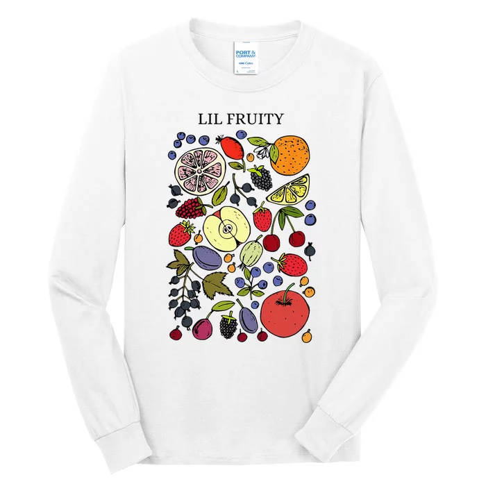 Lil Fruity LGBTQ Fruits Subtle Lesbian LGBTQ Pride Month Tall Long Sleeve T-Shirt