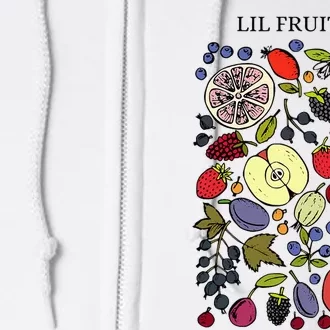 Lil Fruity LGBTQ Fruits Subtle Lesbian LGBTQ Pride Month Full Zip Hoodie