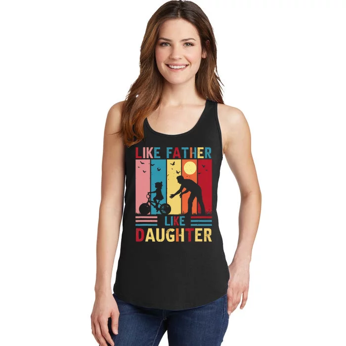 Like Father Like Daughter Oh Crap FatherS Day Ladies Essential Tank