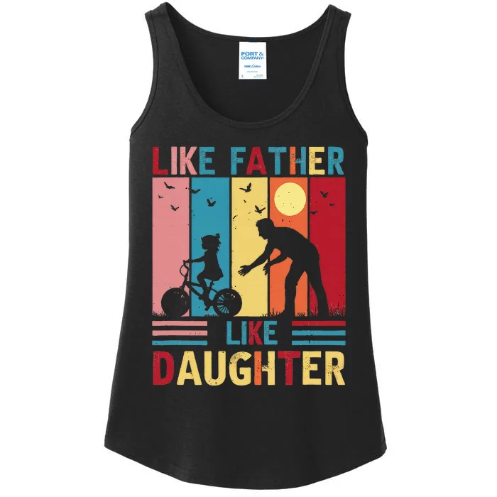 Like Father Like Daughter Oh Crap FatherS Day Ladies Essential Tank