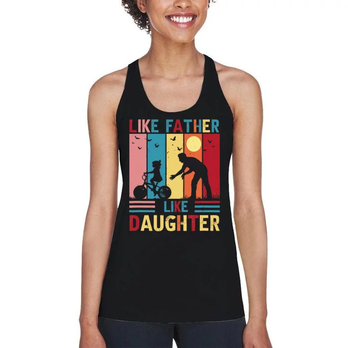 Like Father Like Daughter Oh Crap FatherS Day Women's Racerback Tank