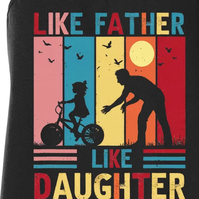 Like Father Like Daughter Oh Crap FatherS Day Women's Racerback Tank