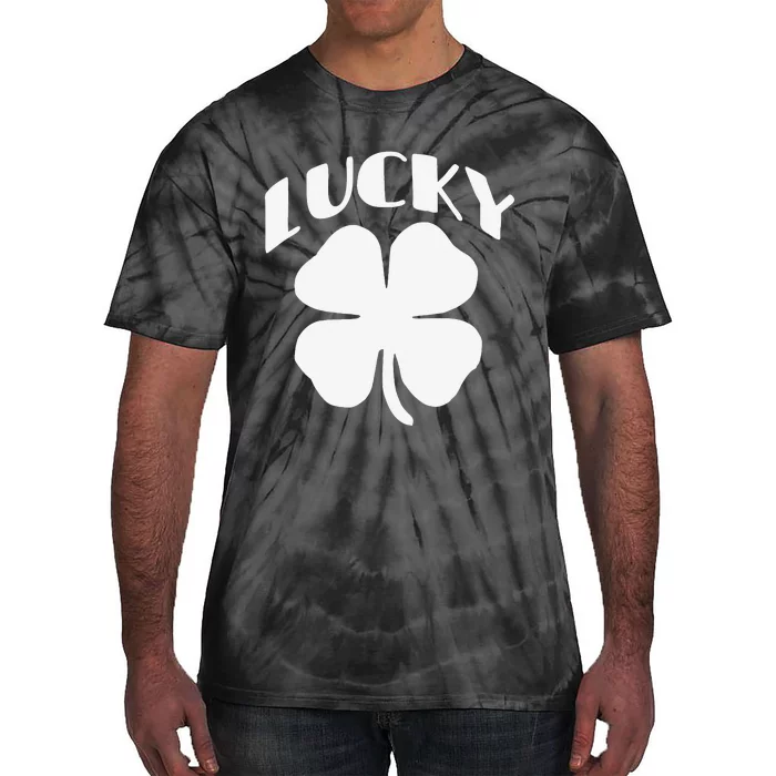 LUCKY Four Leaf Clover Saint Patrick's Day Special Edition Tie-Dye T-Shirt