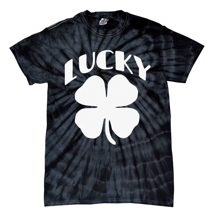 LUCKY Four Leaf Clover Saint Patrick's Day Special Edition Tie-Dye T-Shirt