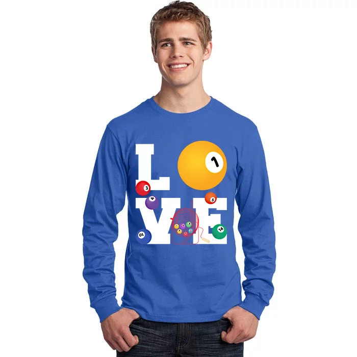 Love Funny Lucky Gambling Gift Tall Long Sleeve T-Shirt