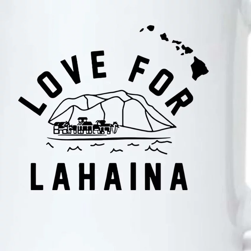 Love For Lahaina Strong Hawaii Black Color Changing Mug