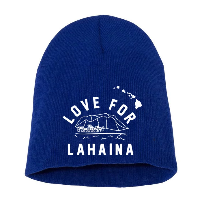 Love For Lahaina Strong Hawaii Short Acrylic Beanie