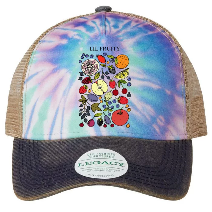 Lil Fruity LGBTQ Fruits Subtle Lesbian LGBTQ Pride Month Legacy Tie Dye Trucker Hat