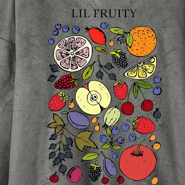 Lil Fruity LGBTQ Fruits Subtle Lesbian LGBTQ Pride Month Hooded Wearable Blanket