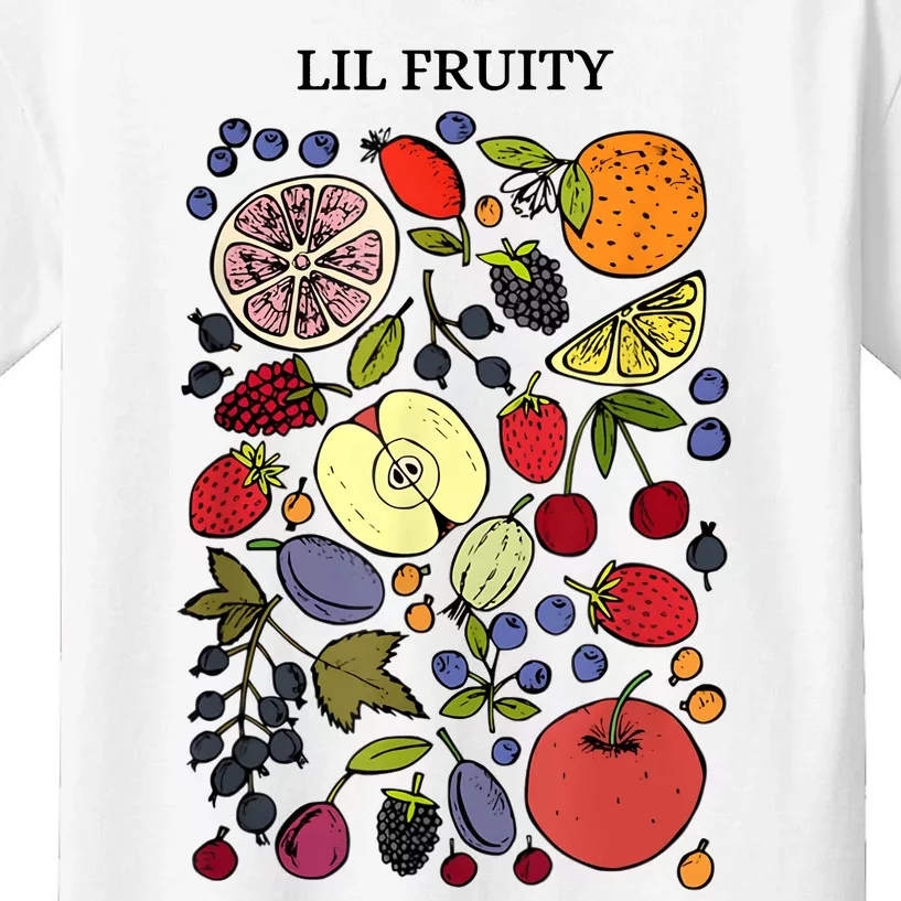 Lil Fruity LGBTQ Fruits Subtle Lesbian LGBTQ Pride Month Kids T-Shirt