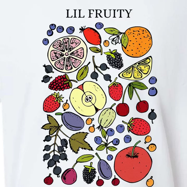 Lil Fruity LGBTQ Fruits Subtle Lesbian LGBTQ Pride Month Sueded Cloud Jersey T-Shirt