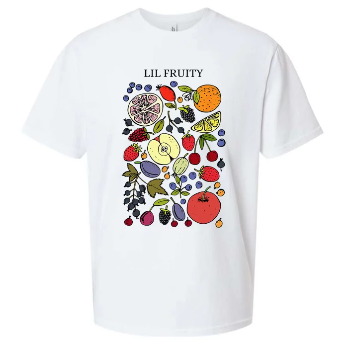 Lil Fruity LGBTQ Fruits Subtle Lesbian LGBTQ Pride Month Sueded Cloud Jersey T-Shirt