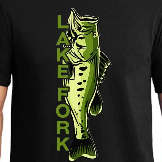 Lake Fork Largemouth Bass Fishing For Texas Fishermen Pajama Set