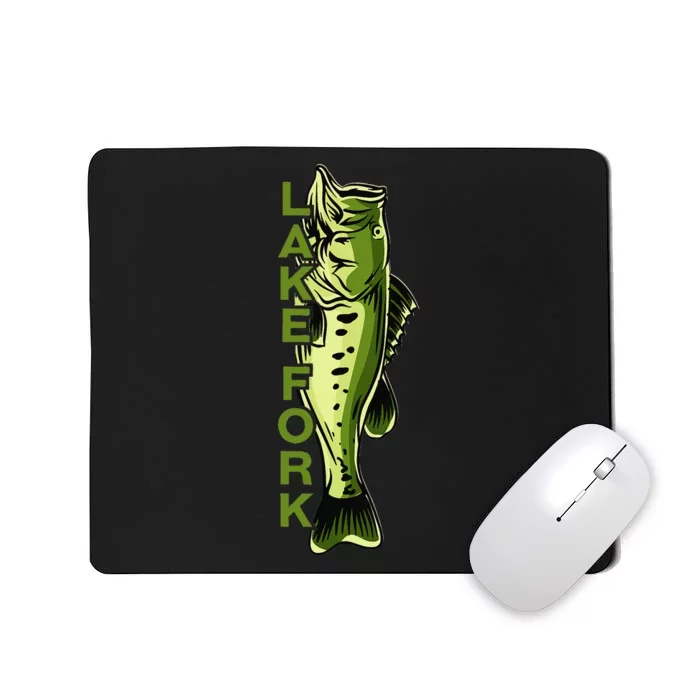 Lake Fork Largemouth Bass Fishing For Texas Fishermen Mousepad