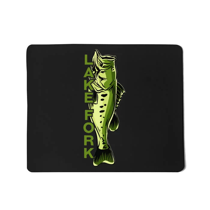 Lake Fork Largemouth Bass Fishing For Texas Fishermen Mousepad