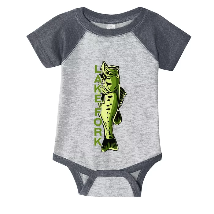 Lake Fork Largemouth Bass Fishing For Texas Fishermen Infant Baby Jersey Bodysuit