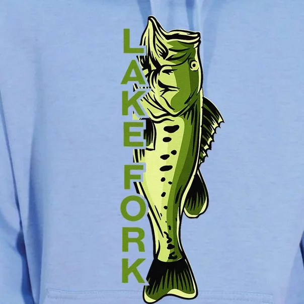 Lake Fork Largemouth Bass Fishing For Texas Fishermen Unisex Surf Hoodie