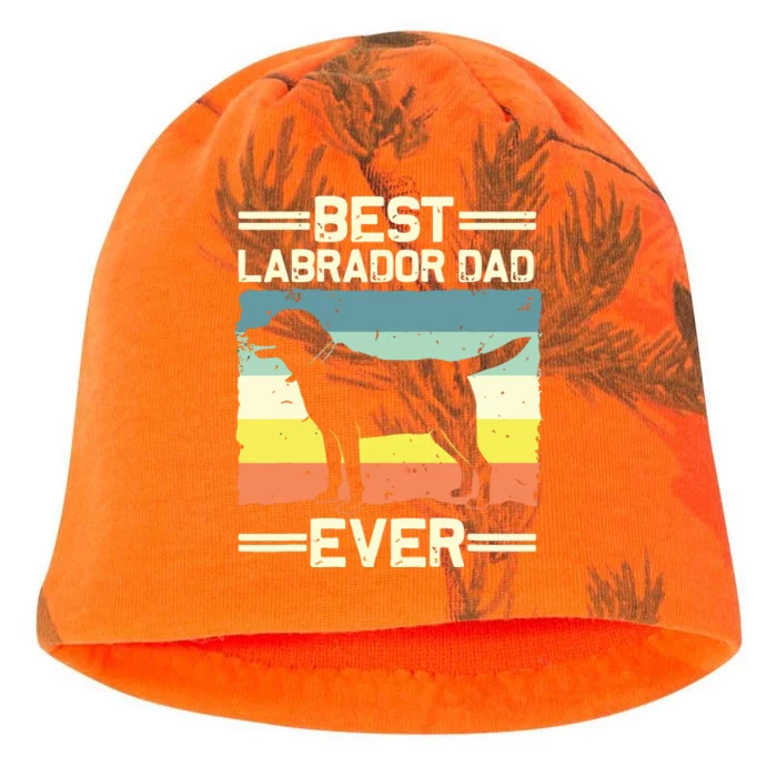 Labrador For Men Dad Black Lab Yellow Labrador Retriever Kati - Camo Knit Beanie