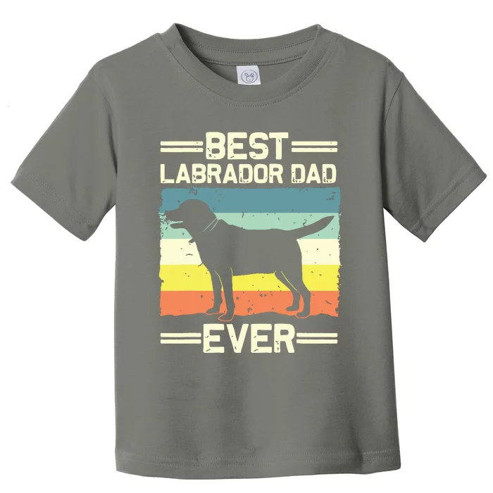 Labrador For Men Dad Black Lab Yellow Labrador Retriever Toddler T-Shirt