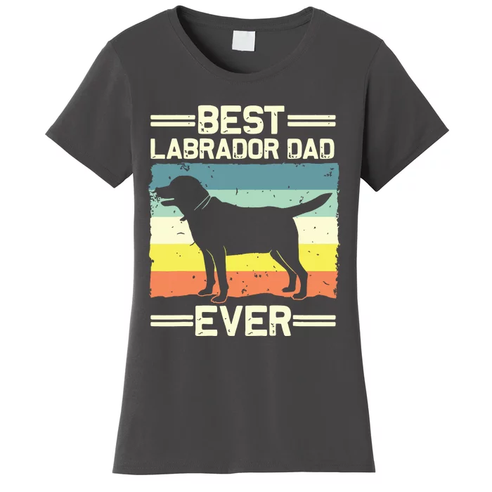 Labrador For Men Dad Black Lab Yellow Labrador Retriever Women's T-Shirt