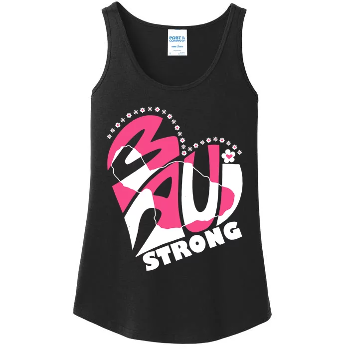 Love For Maui Hawaii Heart Flowers Ocean Beaches Strong Ladies Essential Tank