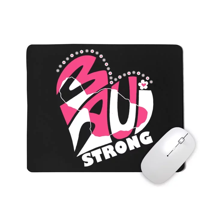 Love For Maui Hawaii Heart Flowers Ocean Beaches Strong Mousepad