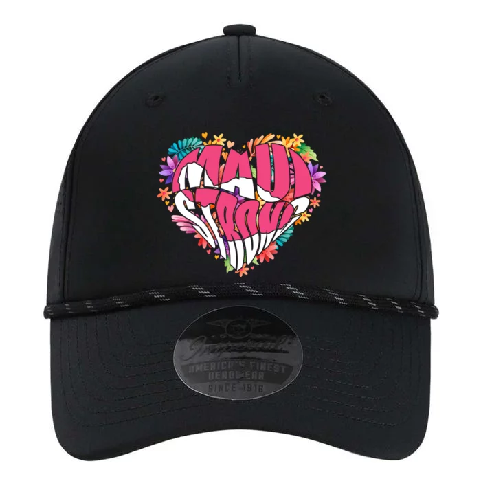 Love For Maui Hawaii Heart Flowers Ocean Beaches Performance The Dyno Cap