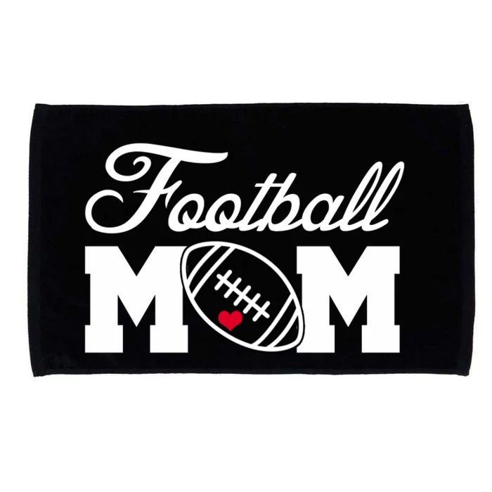 Love Football Mom Cute Gameday Microfiber Hand Towel