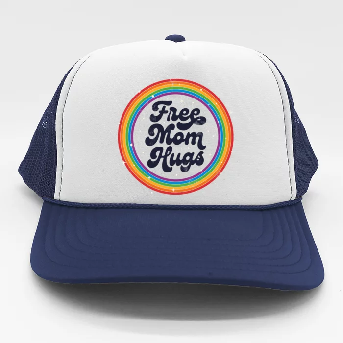 Lgbtq Free Mom Hugs Pride Lgbt Ally Rainbow MotherS Day Gift Trucker Hat