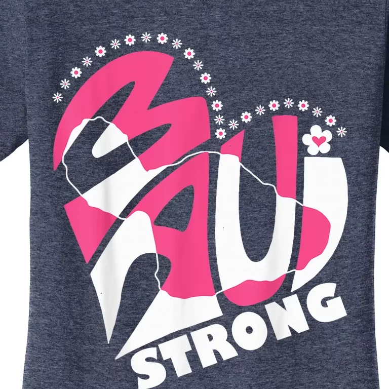 Love For Maui Hawaii Heart Flowers Ocean Beaches Strong Women's T-Shirt