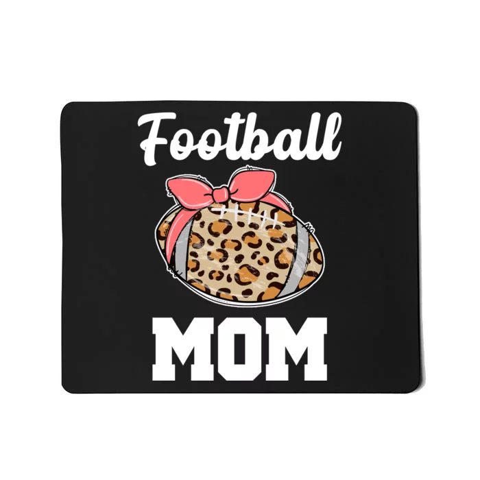 Leopard Football Mom Cute Gift Mousepad