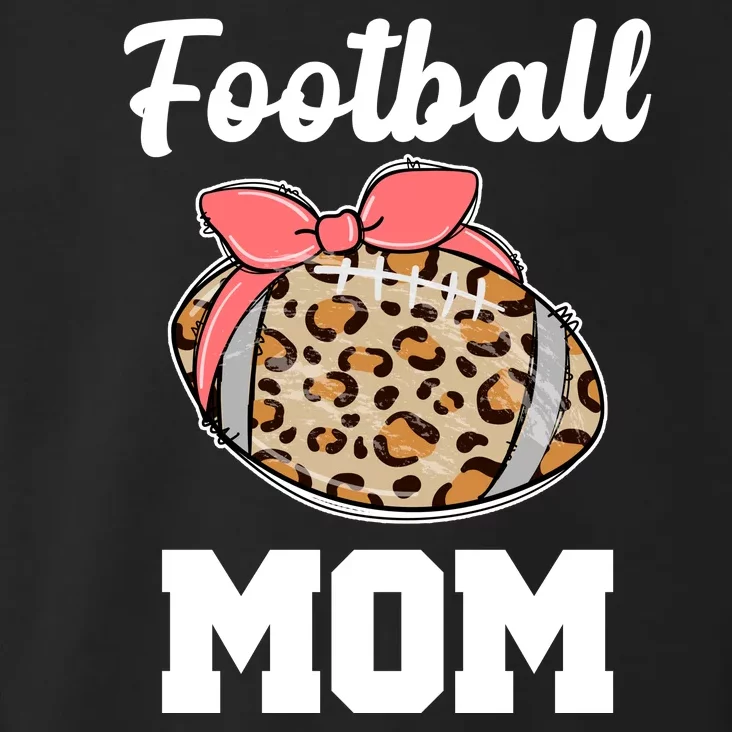 Leopard Football Mom Cute Gift Toddler Hoodie