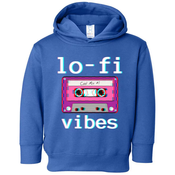 Low Fidelity Music Graphic Aesthetic Tape Logiftfi Vibes Print Gift Toddler Hoodie