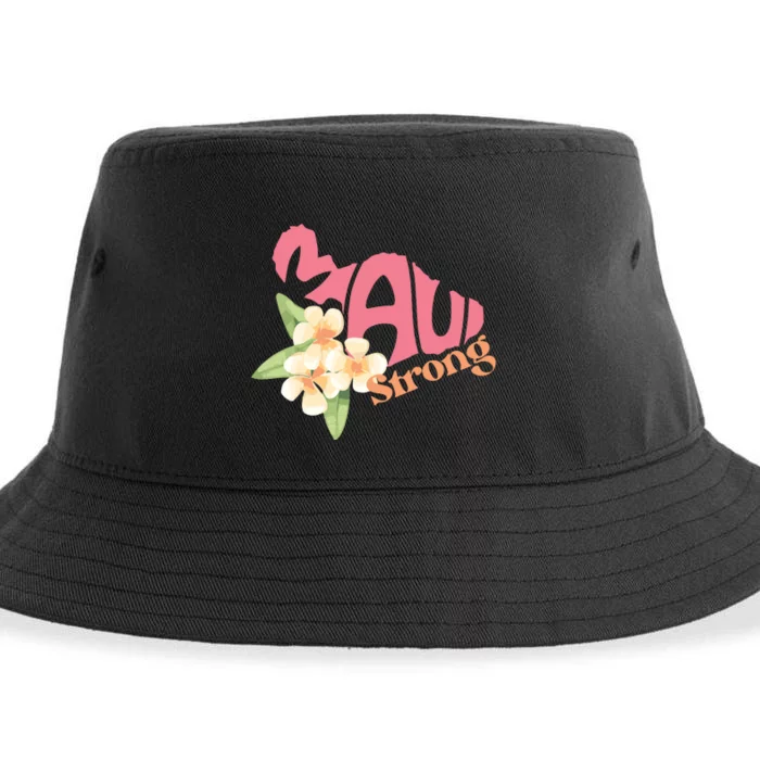 Lahaina Fires Maui Wildfire Relief Maui Strong Sustainable Bucket Hat