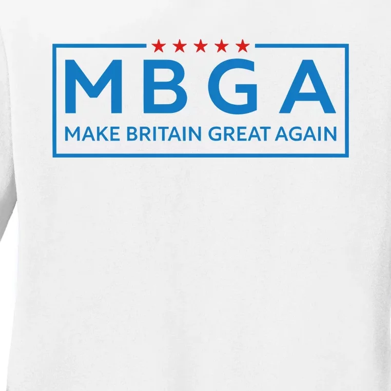 Laurence Fox Mbga Make Britain Great Again Ladies Long Sleeve Shirt