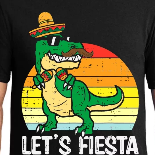 Let's Fiesta Mexican Dino Trex Cinco De Mayo Boy Pajama Set