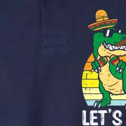 Let's Fiesta Mexican Dino Trex Cinco De Mayo Boy Softstyle Adult Sport Polo