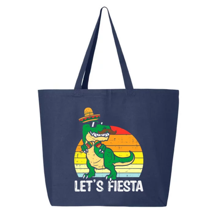 Let's Fiesta Mexican Dino Trex Cinco De Mayo Boy 25L Jumbo Tote