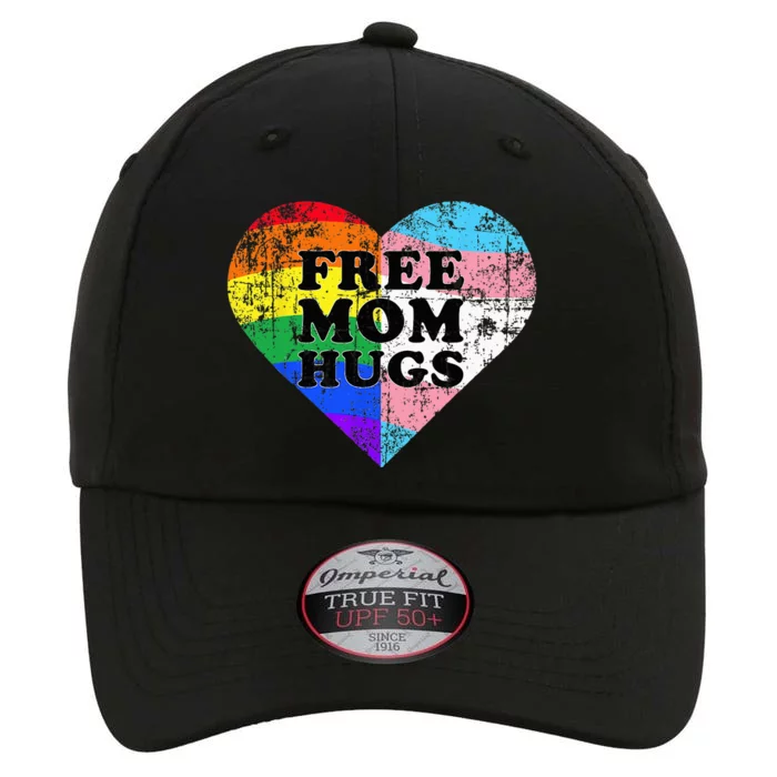 LGBT Free Mom Hugs Daisy Rainbow Heart LGBT Pride Month The Original Performance Cap