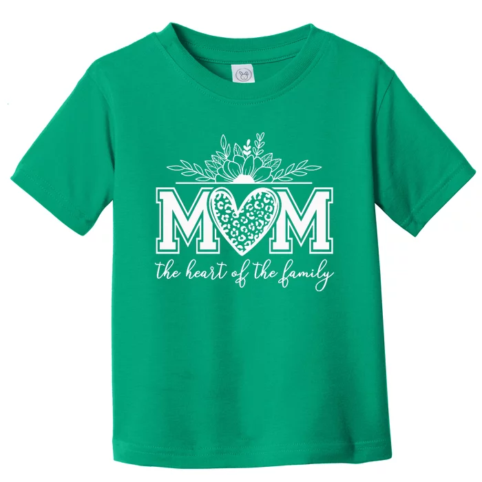 Loving Floral Mom Heart Toddler T-Shirt