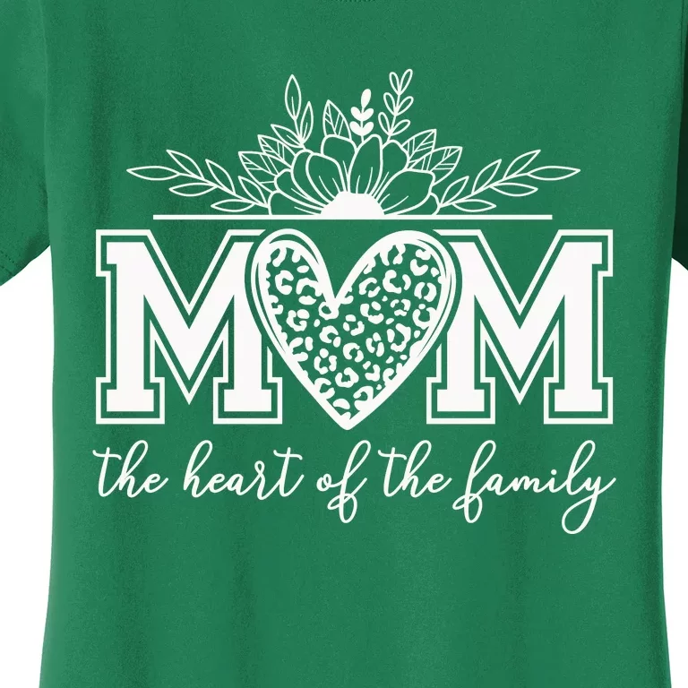 Loving Floral Mom Heart Women's T-Shirt