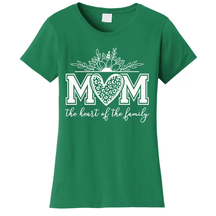 Loving Floral Mom Heart Women's T-Shirt