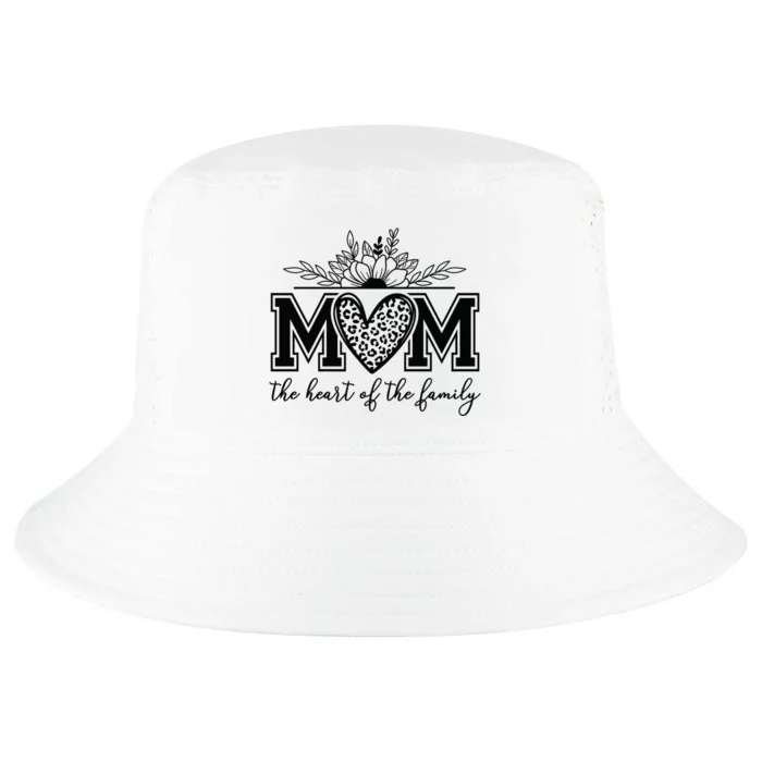 Loving Floral Mom Heart Cool Comfort Performance Bucket Hat