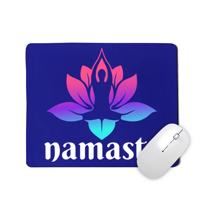 Lotus Flower Namaste Yoga Gift Mousepad